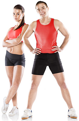 male-and-female-personal-trainer