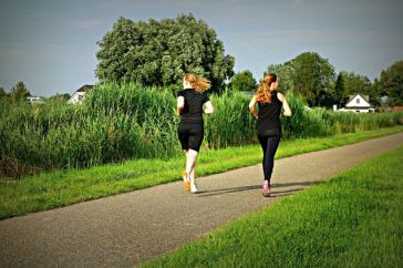women jogging
