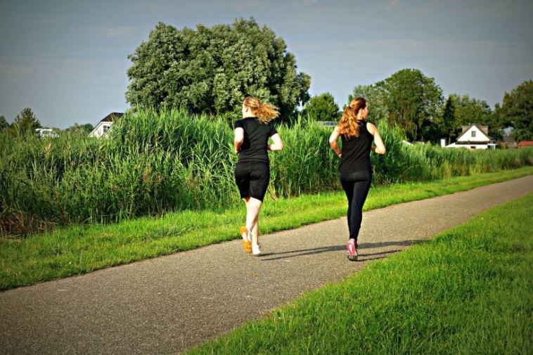 women jogging